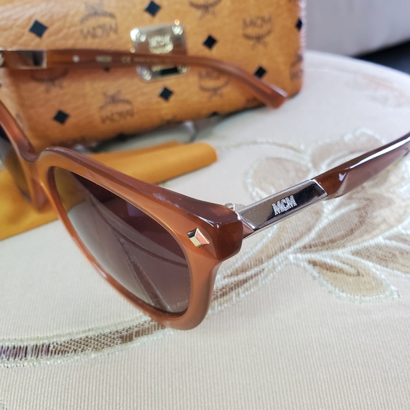 MCM Accessories - AUTHENTIC MCM Sunglasses, Logo Cloth, and Case